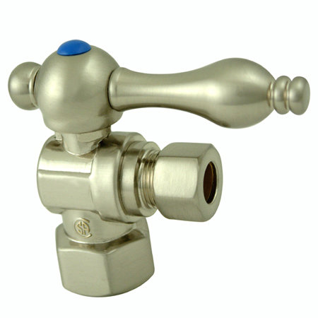 Quarter Decorative Turn Valves, Satin Nickel