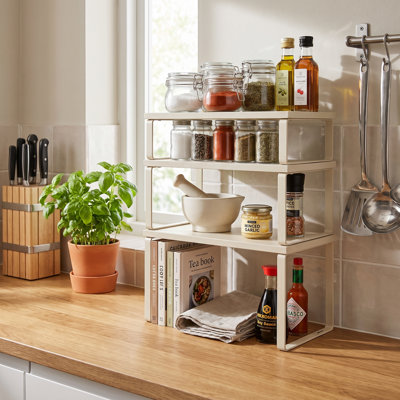 Organisateur de cuisine multi-couches empilable