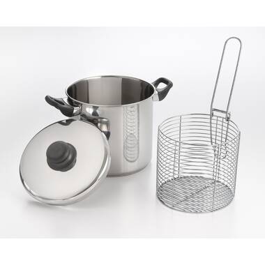 stainless steel basket air fryer basket for frying chips stainless pasta  round