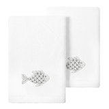 Ensemble de 2 serviettes de bain embellies 2 pièces Figi