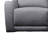 Clair Manual Recliner Sofa, Scroll Arms, 87 Inch, Solid Wood, Gray Fabric