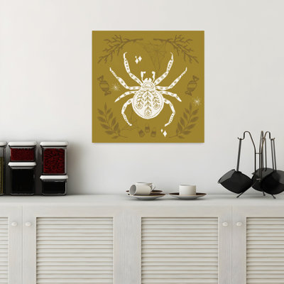 Silhouettes contemporaines effrayantes II avec art animalier crème