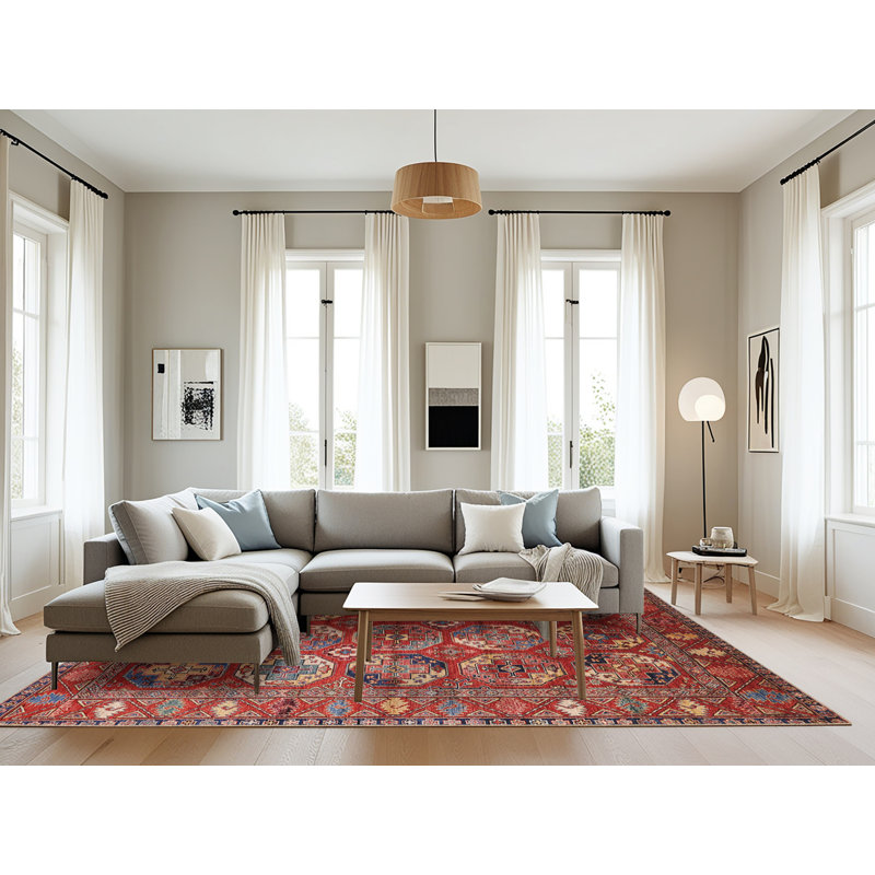Oriental Indoor Rug, Rectangle 8' x 12'