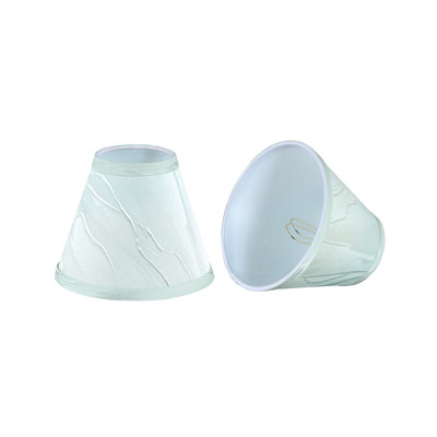 Abat-jour empire en polyester clair H 5 po x l 6 po Xzayvion