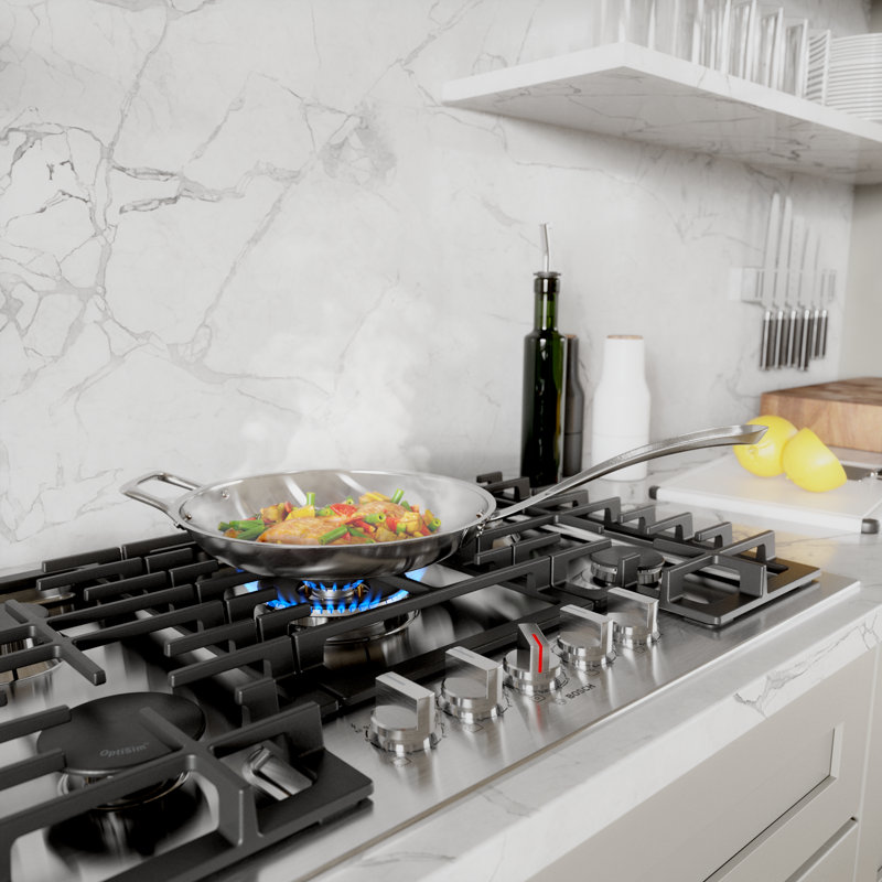 800 Series,30' Gas Cooktop,5 Burner,SS