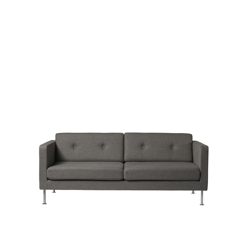 Firhoj Sofa, 32.28" H x 77.95" W x 34.65" D, Gray Wool
