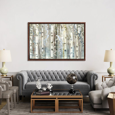 Birch Wood Meadow by Susan Jill - Print on Canvas