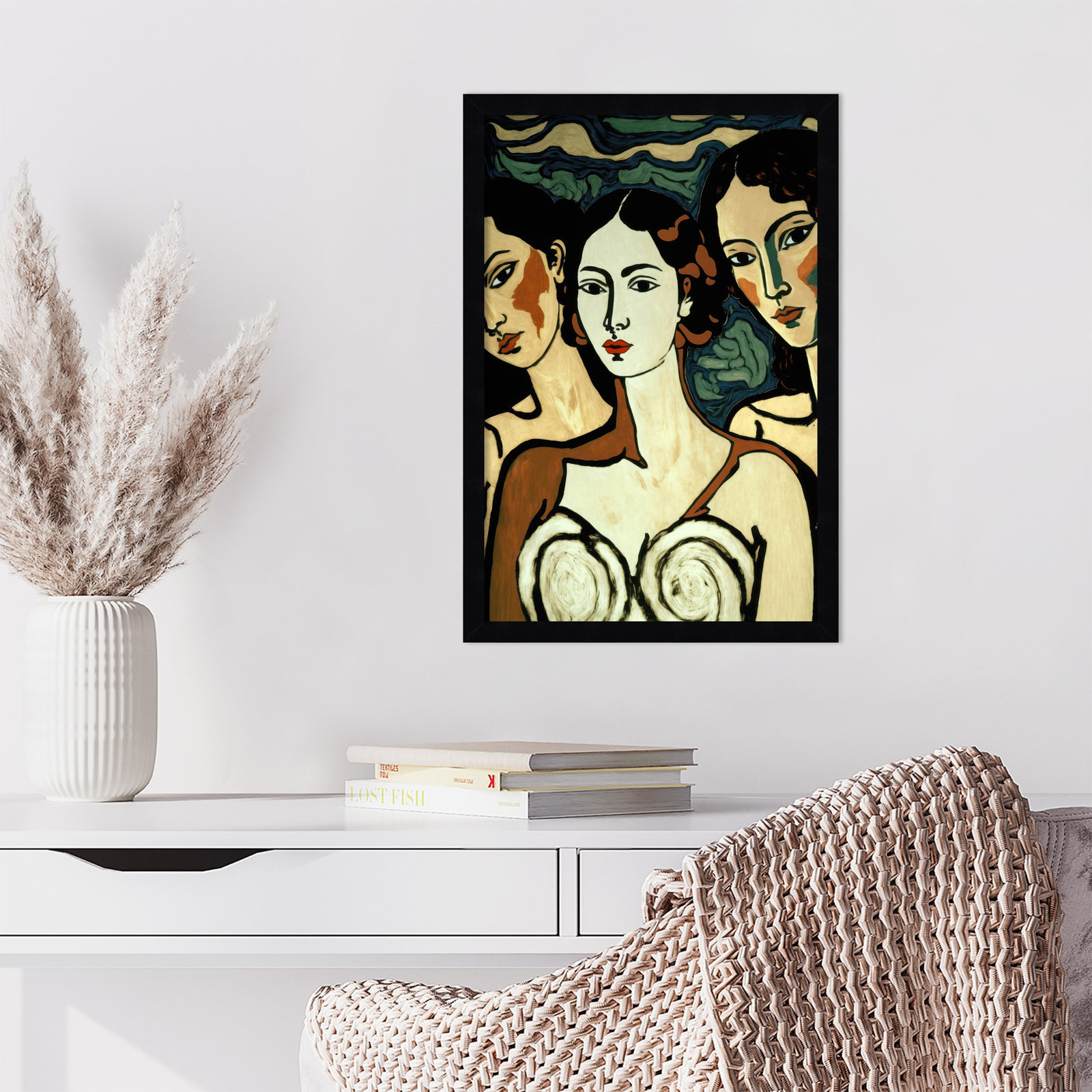 Galya "The Soul Sisters" Print, Black, 21" H x 15" W