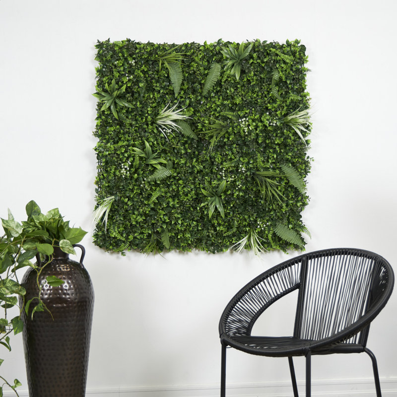 Ensemble de feuillage artificiel vert avec feuilles réalistes
