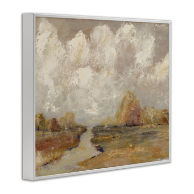 Golden Day Landscape, estampe numérique, design par Amanda Hilburn