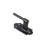 Black Offset Strap Lift Off Pintle Hinge 11.75" L Door Hinges