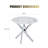 Modern Round Glass Table