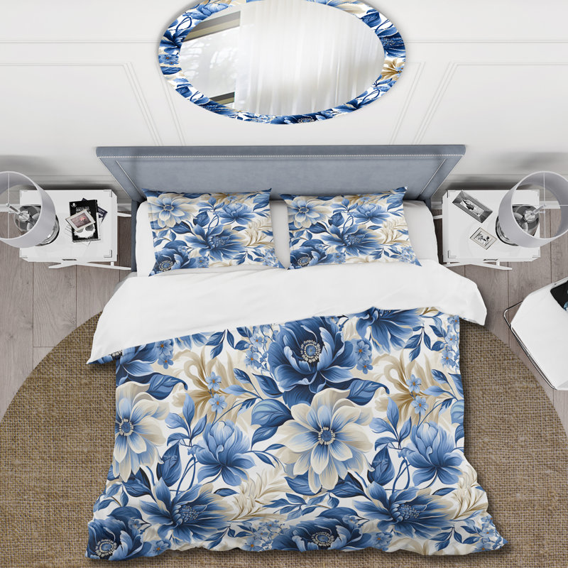 Ensemble de housse de couette Enchanted, Housse de couette pour grand lit et 2 taies décor