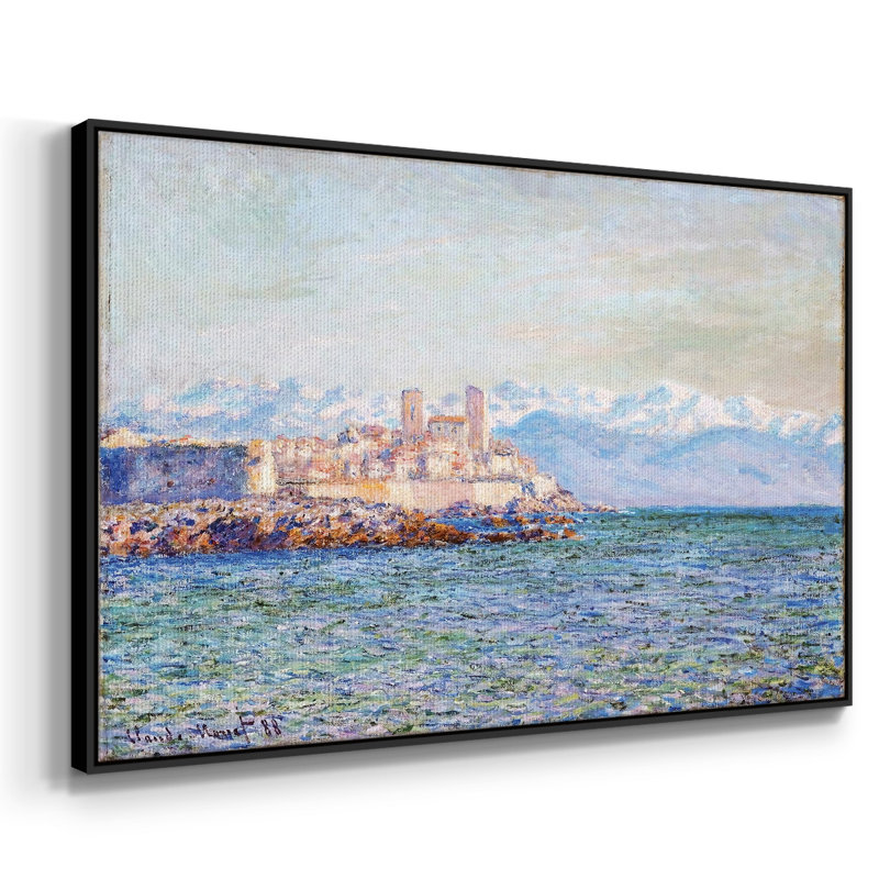 Le vieux fort d'Antibes, 1888, H 25 po x l 37 po x P 2 po, Noir