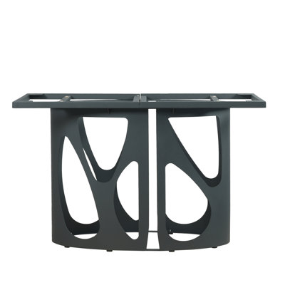 Table de salle à manger 63 po - Plateau en pierre frittée, pieds en fer noir, 6 pièces, couleur marbre blanc, matériau feu et teinture, capacité, apparence, résistance à la chaleur