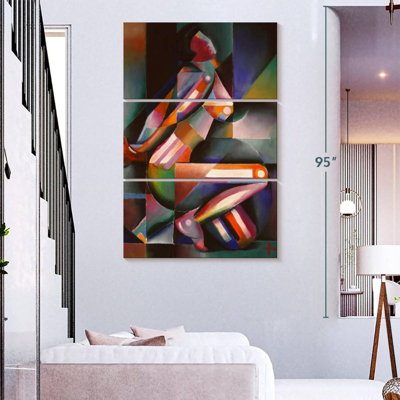 Leisha Roundism VI, 74" H x 48" W