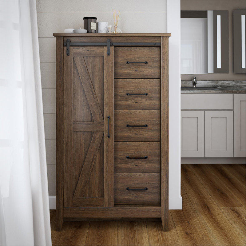 Coffre de ferme pour homme, Noyer