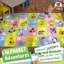 KC Cubs: Tapis éducatif: ABC Alphabet Animal - Tapis de jeu de 3 pi x 5 pi - Édition de lettres interactive, tapis pour activités, chambre à coucher, salle de classe, bébé, tout-petit, enfant-254317796