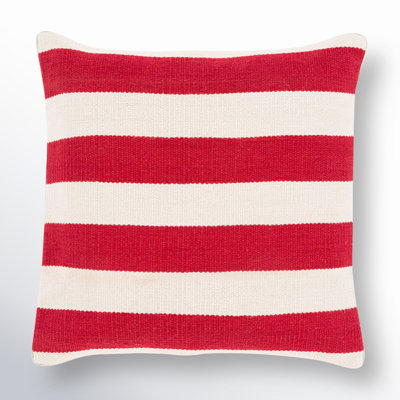 Brady Cotton Striped Throw Pillow