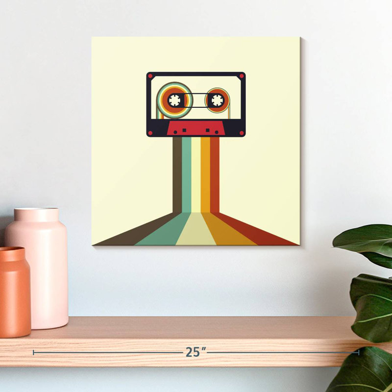 Abarca Retro Cassette, 16" H x 16" W
