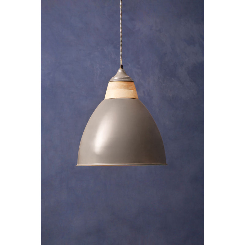 Ade 1 - Light Dome Pendant, 120cm H x 54cm W x 56cm D, Grey