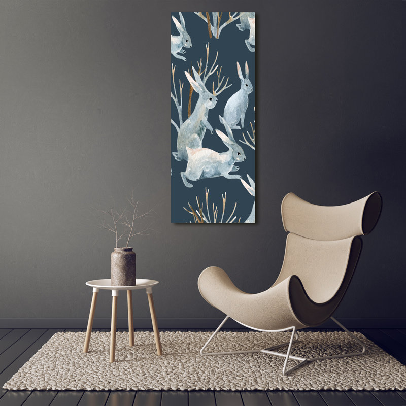 rabbits 1 Piece Wrapped Canvas Wall Art