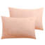 Taies d'oreiller pour tout-petits, taies d'oreiller de couleur unie en velours à fermeture à glissière, 13 x 18 pouces - NTBAY-979637536