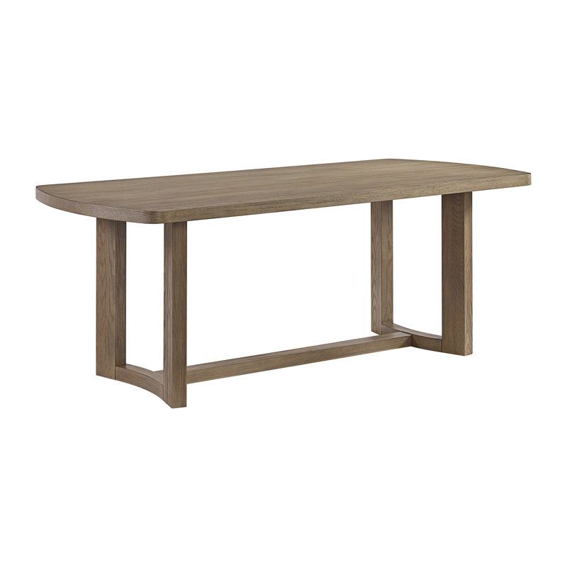 Canal Rectangular Dining Table, Brown