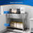 Stainless Steel Table With 2 Drawers-1712924296