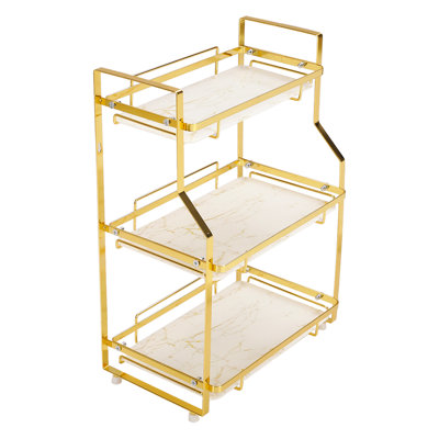 3 Tier Kitchen Bathroom Storage Organiser Rack