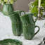 Ensemble de 4 tasses 3D Le Jardin chou vert - Tasses à café et à thé en grès Heirloom Majolica