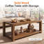 Solid Wood Coffee Table