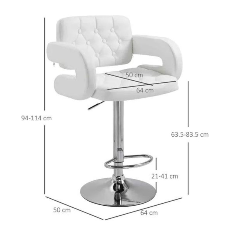 Cleara Swivel Counter Stool