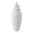 Cast Stone Finish Temple Jar, White-1838258513
