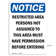 SignMission Restricted Area Permission Required Sign | Wayfair