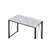 Zaidin Antique White& Black Finish Writing Desk
