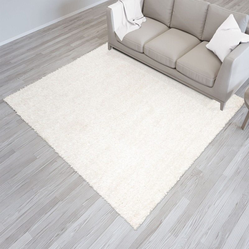 Silverthorne Solid Colour Shag Indoor / Outdoor Area Rug, Rectangle 120 x 170cm
