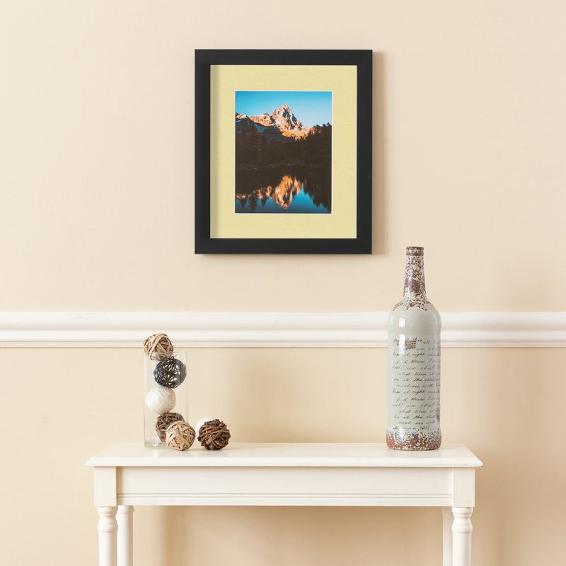 Cadre pour photo simple 20 "x 28" en bois mat, Bouton d'or