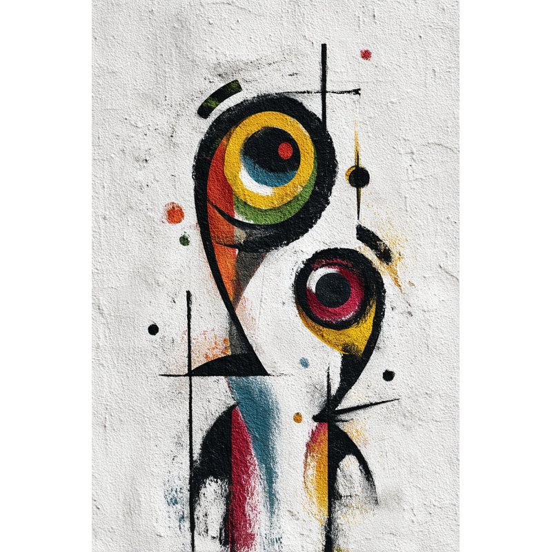 Art mural moderne sur toile tendue, L 16 po x H 24 po x P 1,5 po