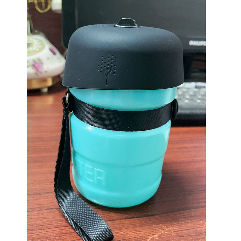 Tasse d'eau pour animaux Creative Squeeze, 17,6 oz, Turquoise