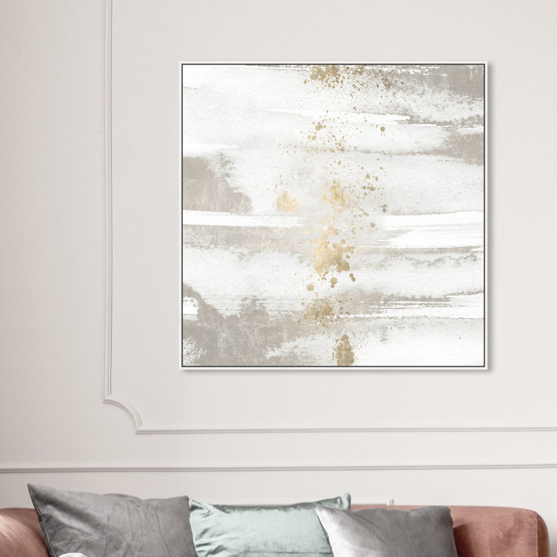 Peinture « Past Autumn » de Bart Robarts, Cadre blanc, H 40 po x l 40 po x P 2 po