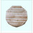 38.58"Three-dimensional Embossed Pattern Design American Retro Style Coffee Table