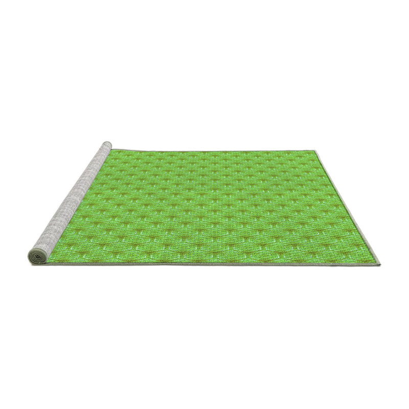 Tapis 100% à motifs lavables à la machine 2989 GRN, Rectangle 2 pi x 3 pi