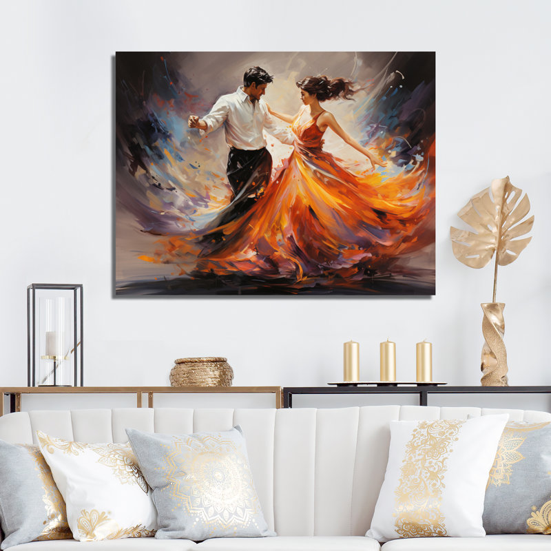 Soulful Dancing III - Entertainment Canvas Prints, 30" H x 40" W x 1.5" D, Wrapped Canvas