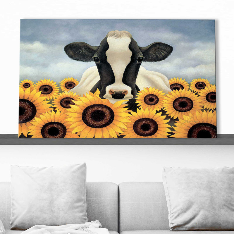 Entouré de - Peinture, Toile tendue, H 18 po x l 30 po x P 1 po