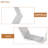 Emeria 3 Piece Hexagon Floating Shelf-633166844