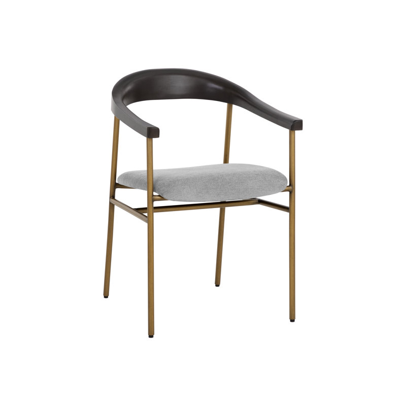 Fauteuil de salle à manger Worlebury - Gris
