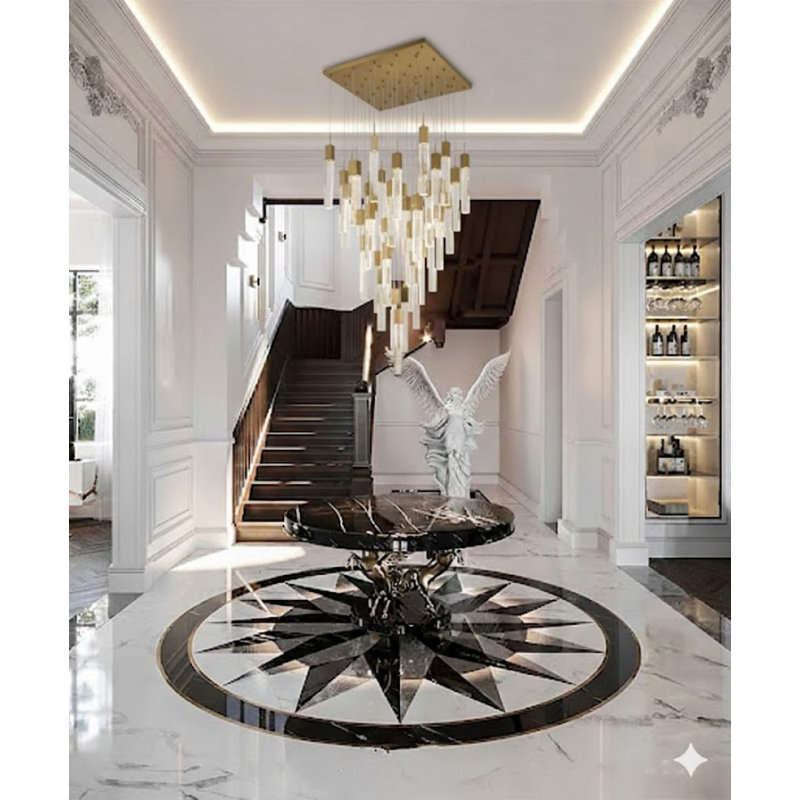 Lustre suspendu en cristal 41 lumières Modern