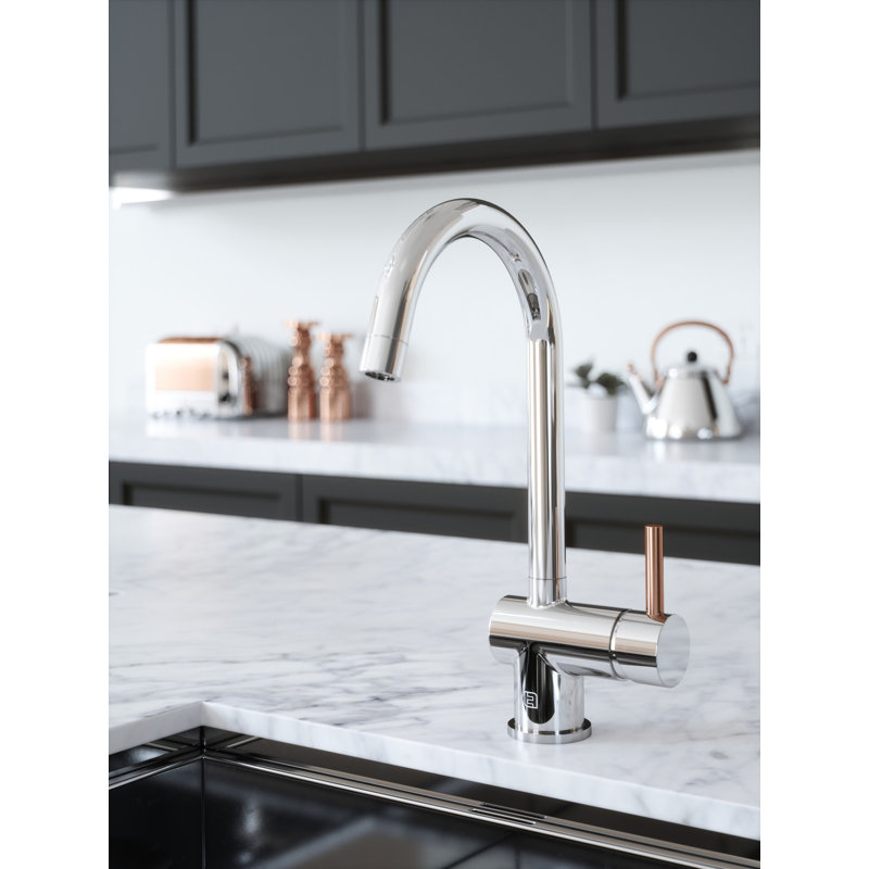 Belfry Kitchen Astoria Kitchen Faucet, Copper/Nickel