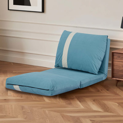6-speed Adjustable Backrest Modern Corduroy Fabric Floor Sofa Bed